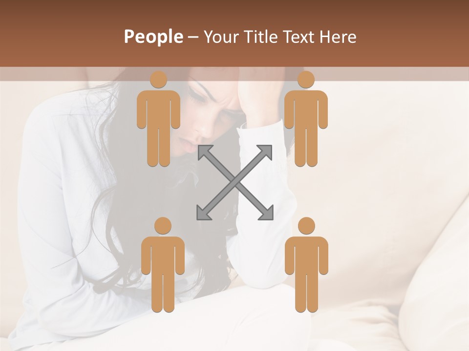 Caucasian Sea Calm PowerPoint Template