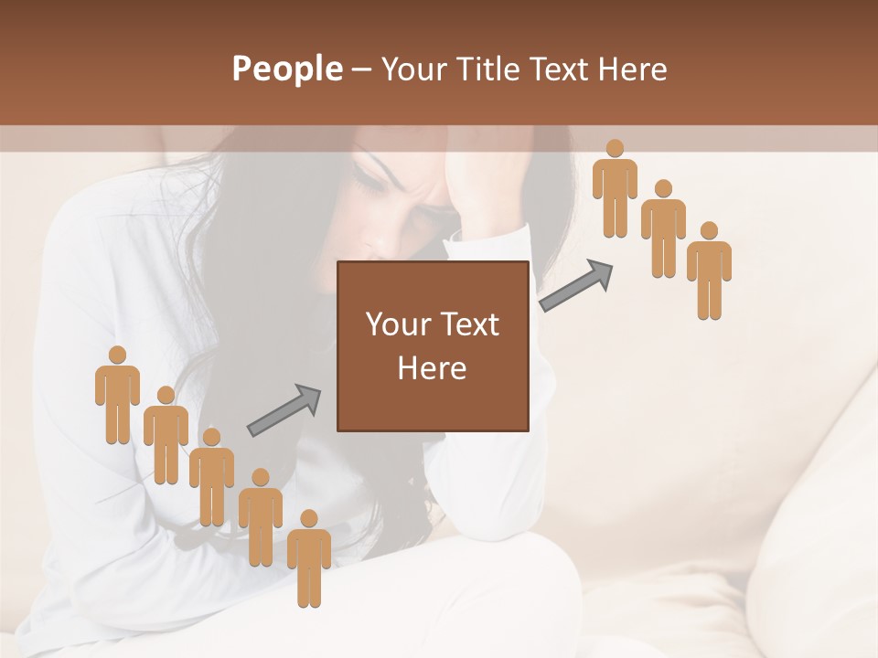 Caucasian Sea Calm PowerPoint Template