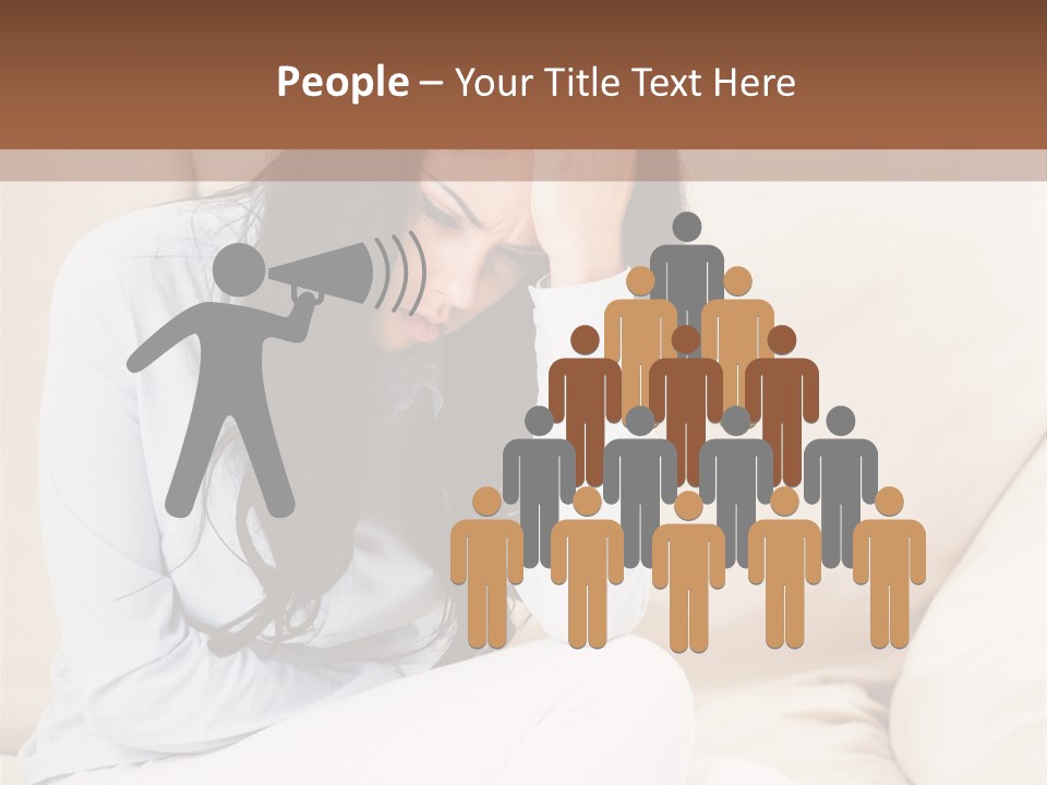 Caucasian Sea Calm PowerPoint Template