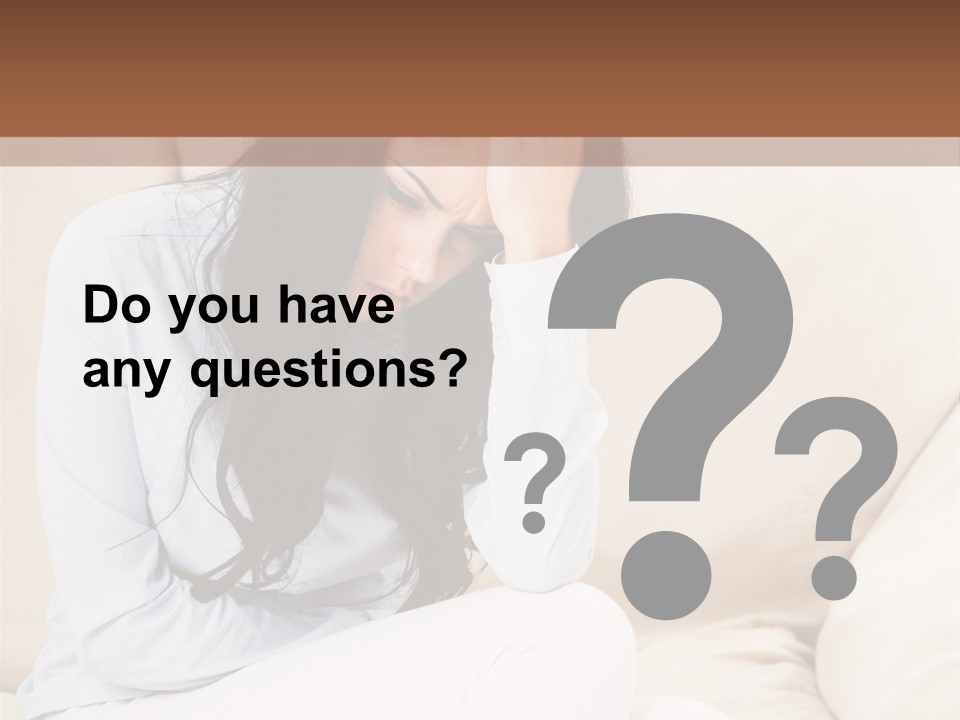 Caucasian Sea Calm PowerPoint Template