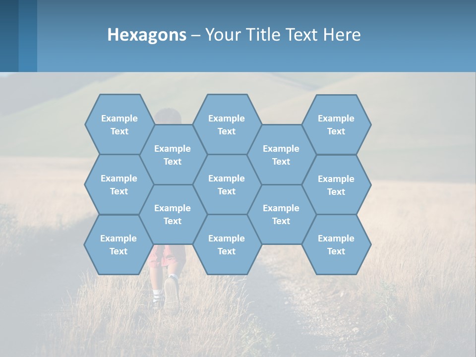 Sand Standing Lifestyle PowerPoint Template