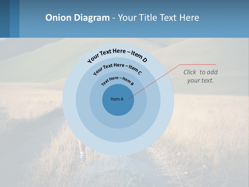 Sand Standing Lifestyle PowerPoint Template