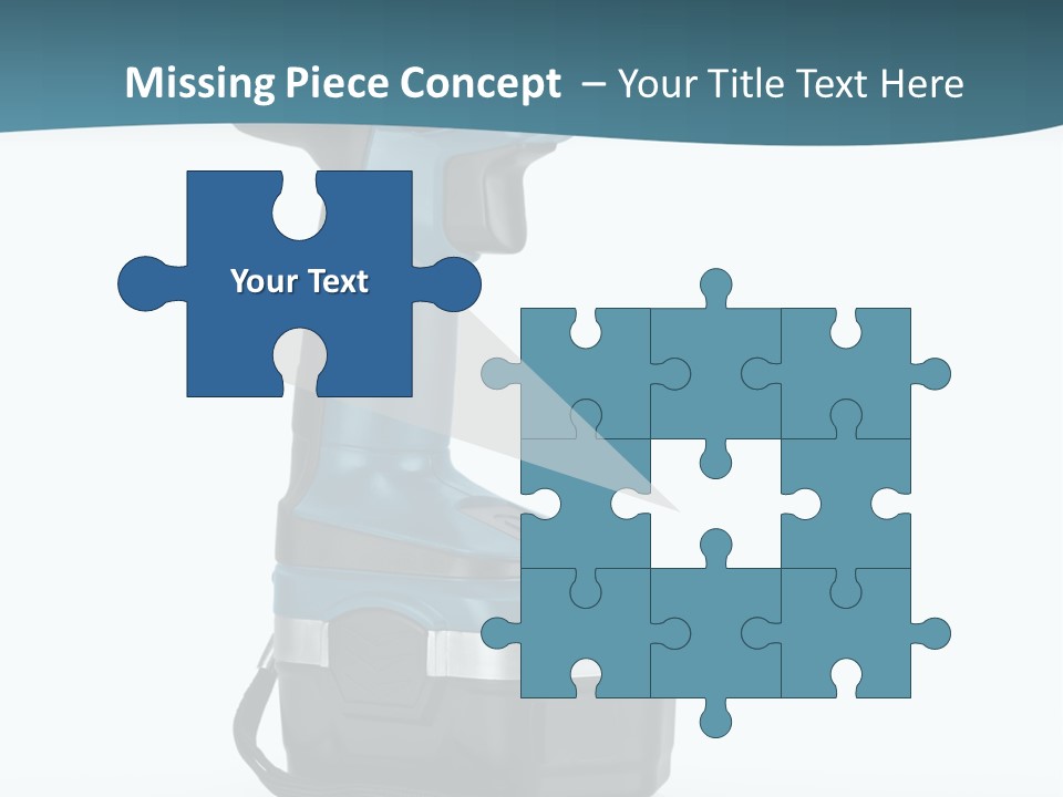 Retirement Standing Pensioner PowerPoint Template