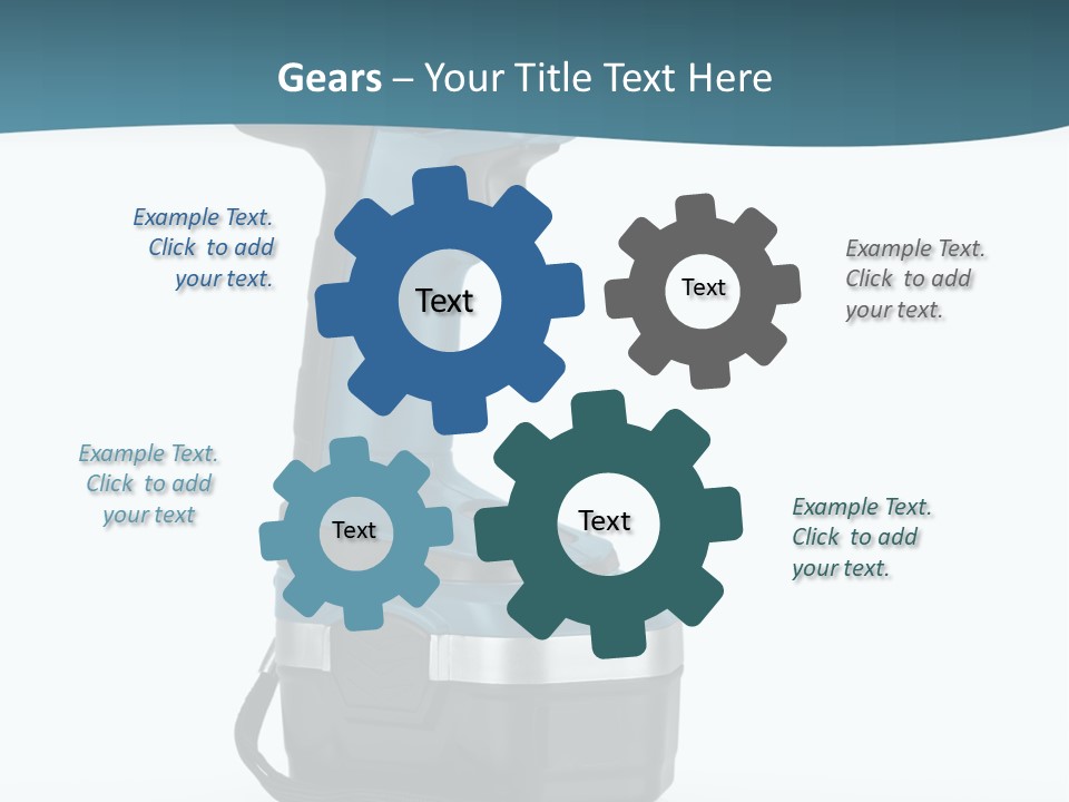 Retirement Standing Pensioner PowerPoint Template