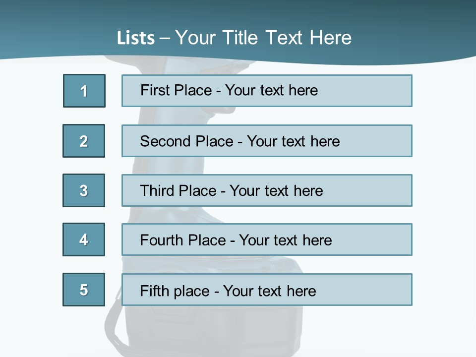 Retirement Standing Pensioner PowerPoint Template