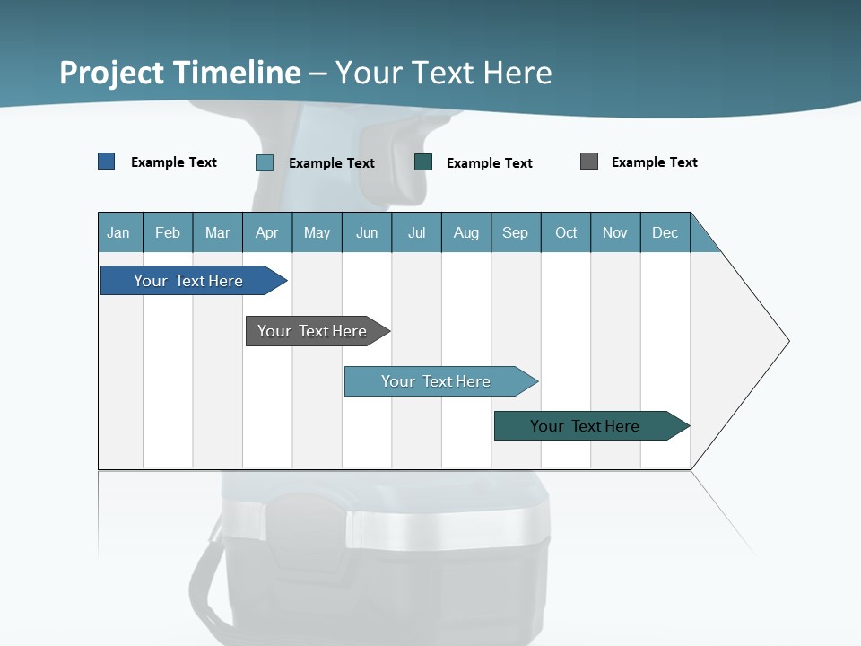 Retirement Standing Pensioner PowerPoint Template