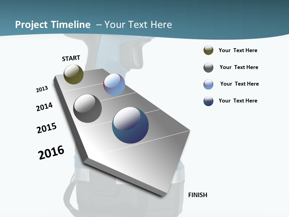 Retirement Standing Pensioner PowerPoint Template