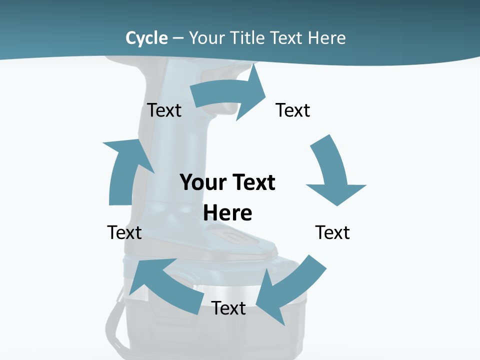Retirement Standing Pensioner PowerPoint Template