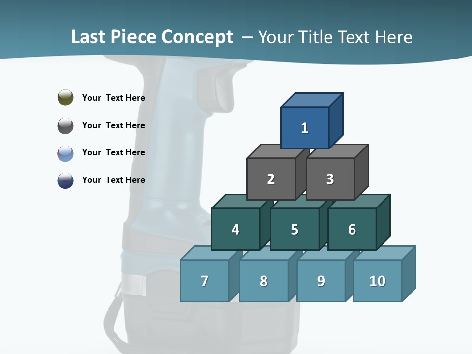 Retirement Standing Pensioner PowerPoint Template