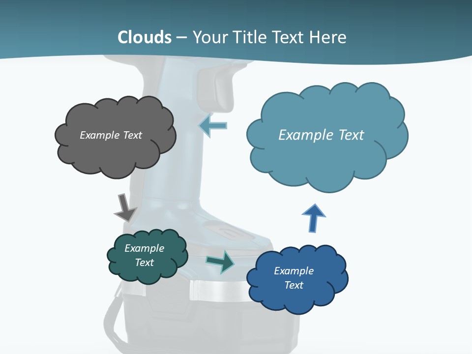 Retirement Standing Pensioner PowerPoint Template