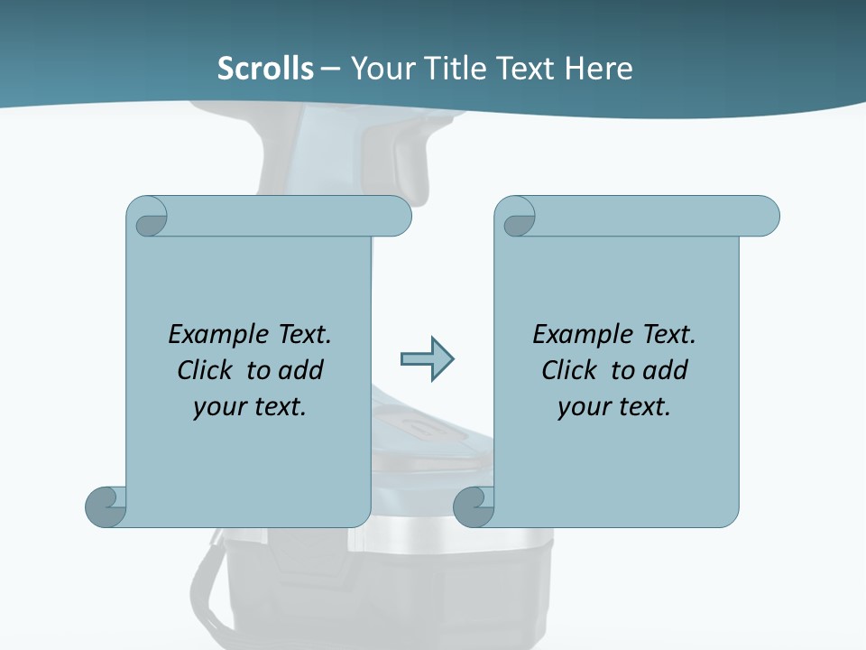 Retirement Standing Pensioner PowerPoint Template