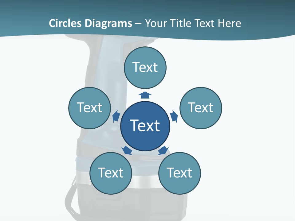 Retirement Standing Pensioner PowerPoint Template