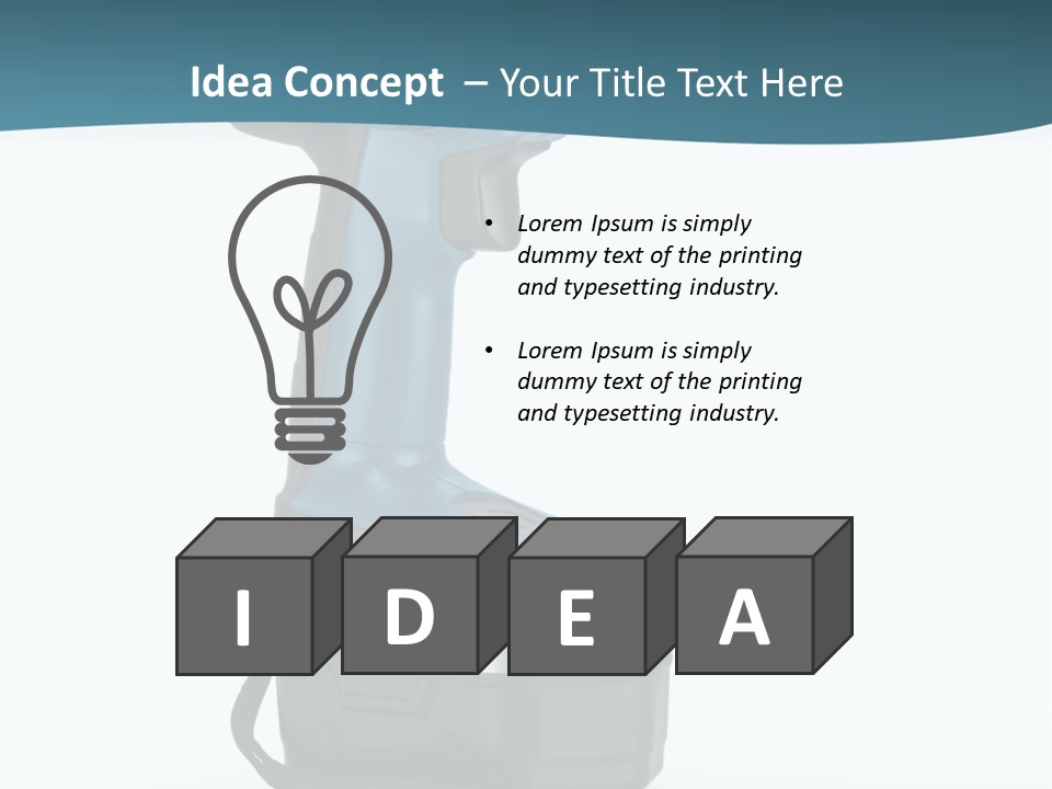 Retirement Standing Pensioner PowerPoint Template