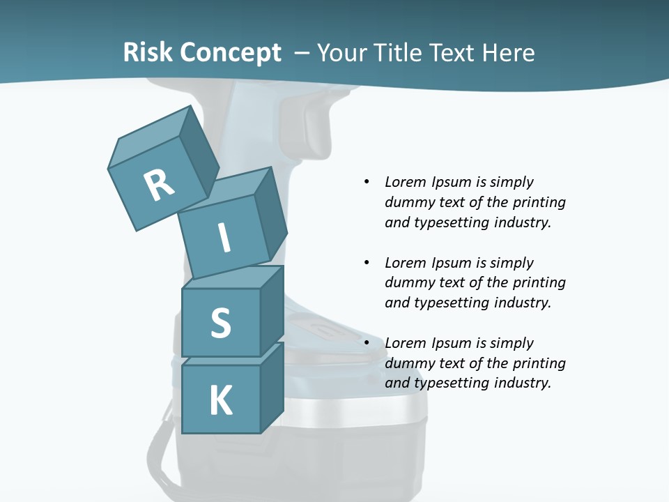 Retirement Standing Pensioner PowerPoint Template