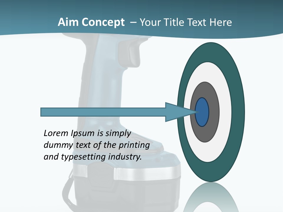 Retirement Standing Pensioner PowerPoint Template