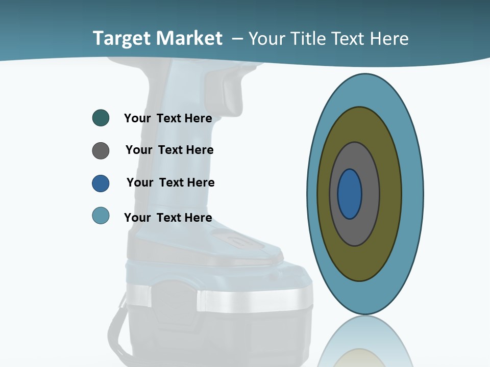 Retirement Standing Pensioner PowerPoint Template