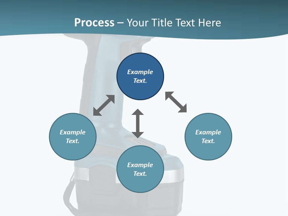 Retirement Standing Pensioner PowerPoint Template