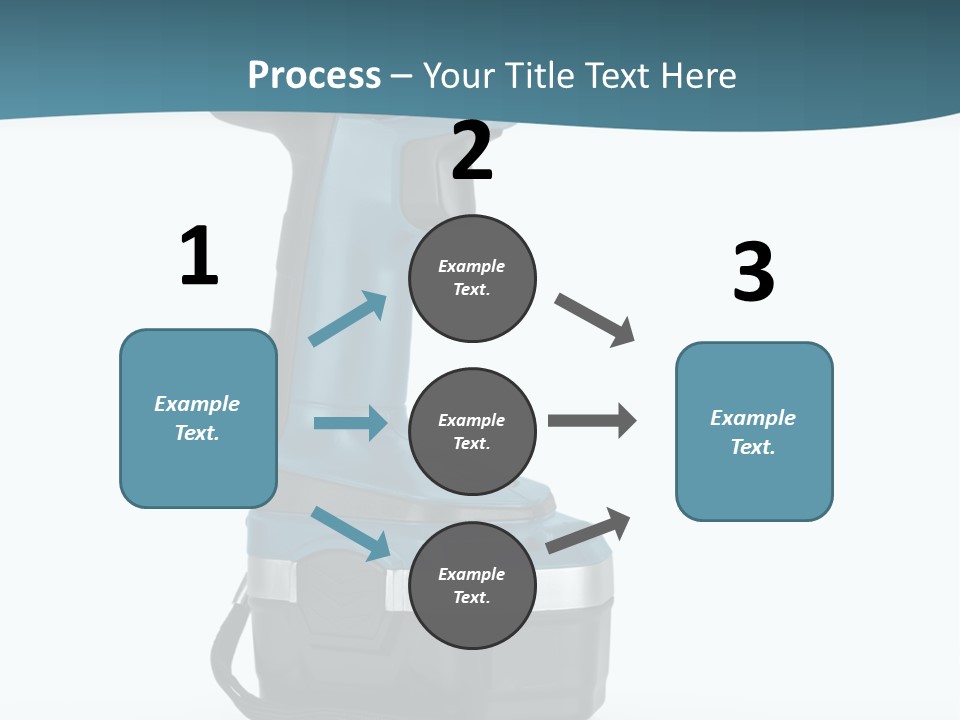Retirement Standing Pensioner PowerPoint Template