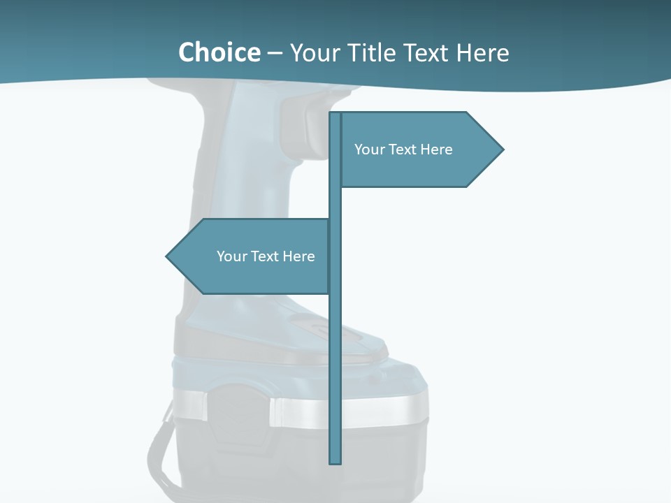 Retirement Standing Pensioner PowerPoint Template