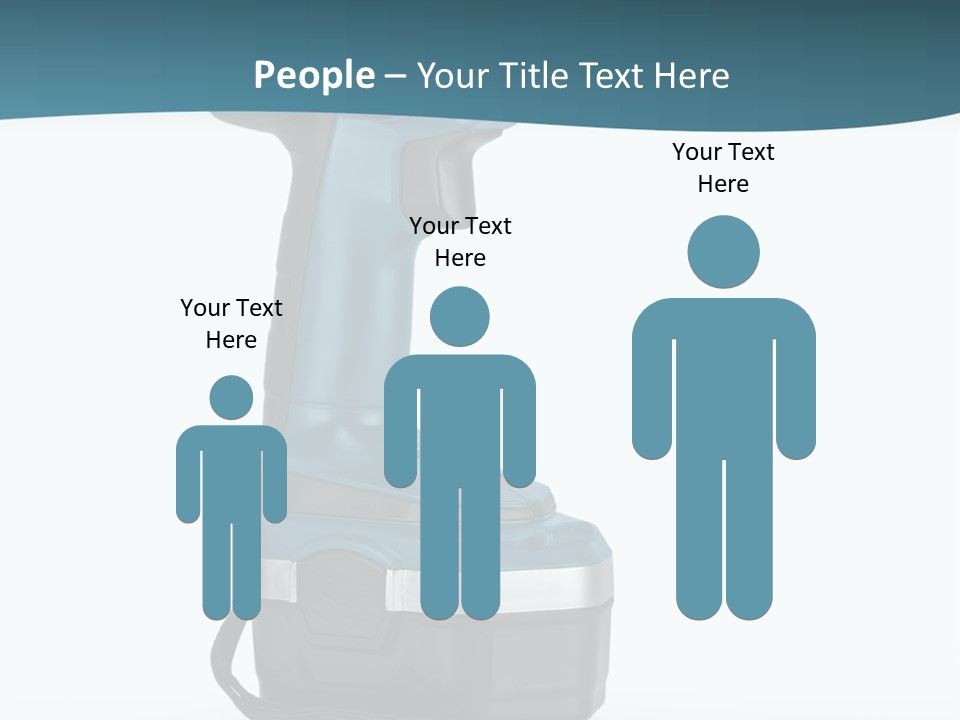 Retirement Standing Pensioner PowerPoint Template