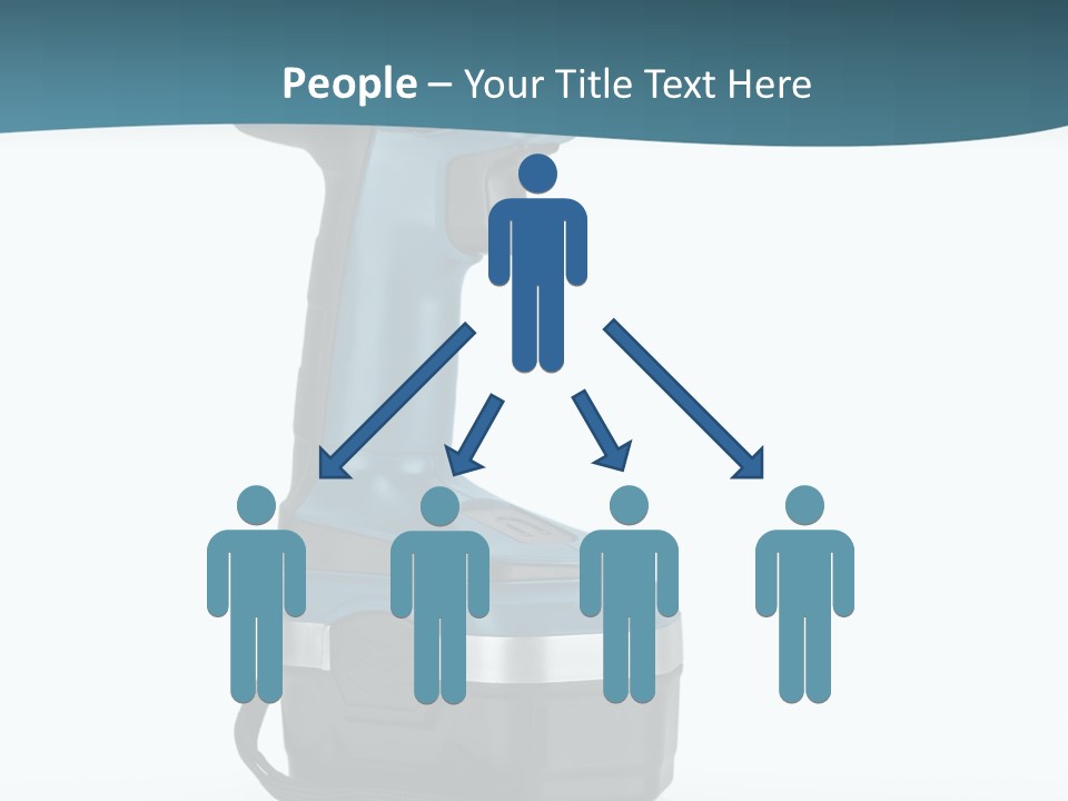 Retirement Standing Pensioner PowerPoint Template