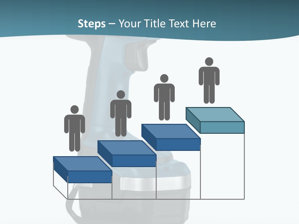Retirement Standing Pensioner PowerPoint Template