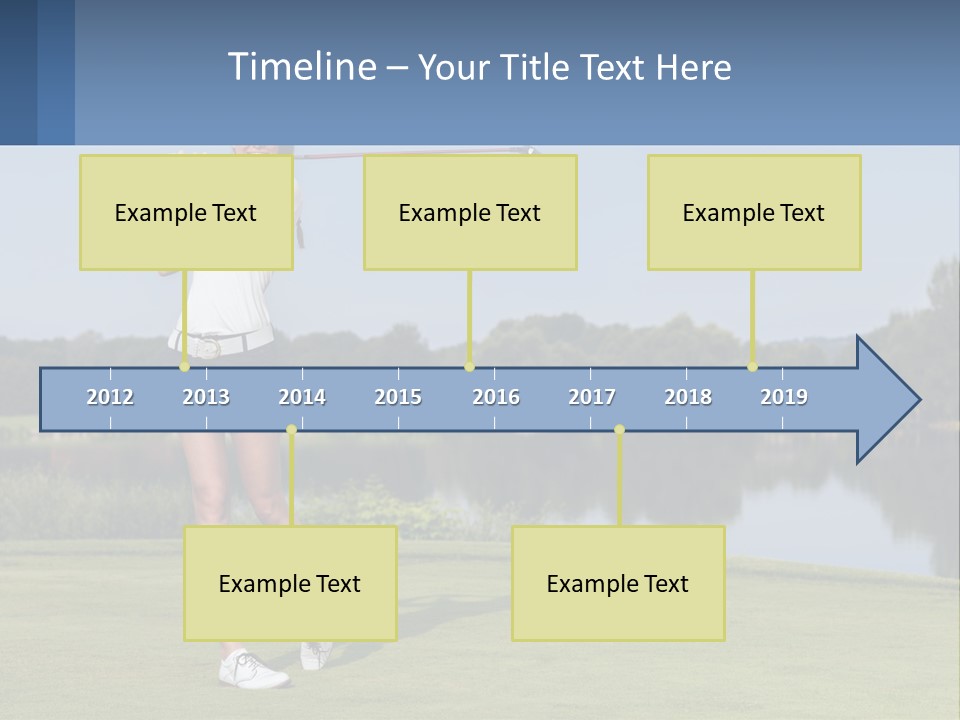 Standing Portrait Peaceful PowerPoint Template