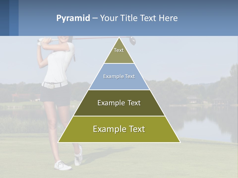 Standing Portrait Peaceful PowerPoint Template