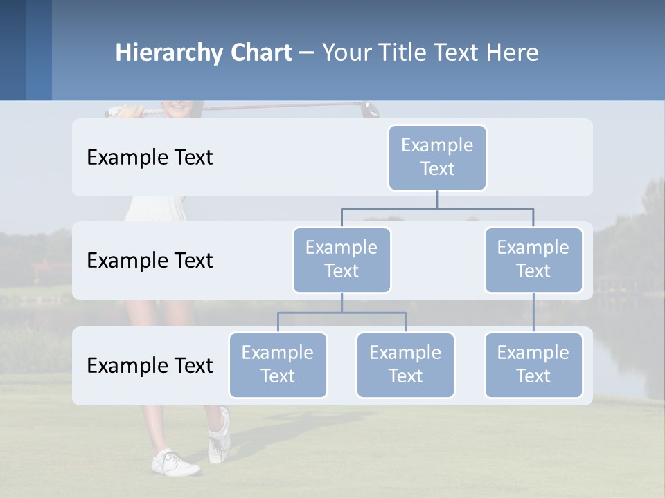 Standing Portrait Peaceful PowerPoint Template