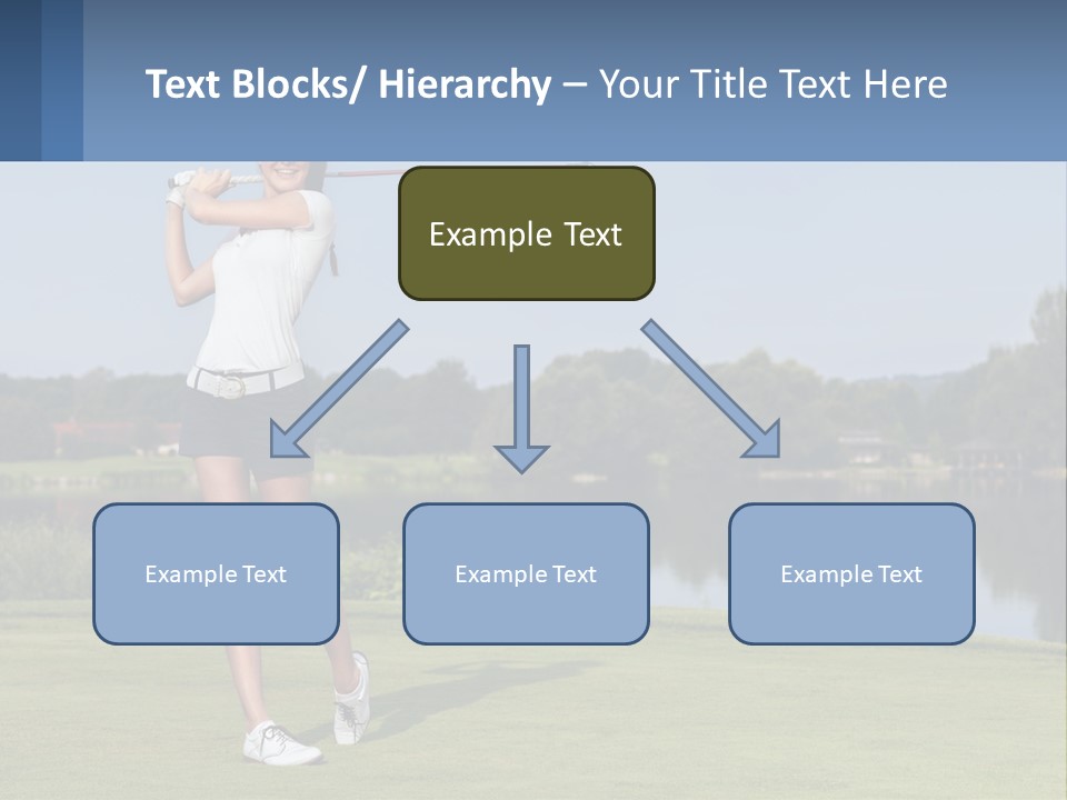 Standing Portrait Peaceful PowerPoint Template