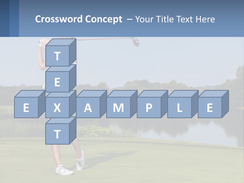 Standing Portrait Peaceful PowerPoint Template