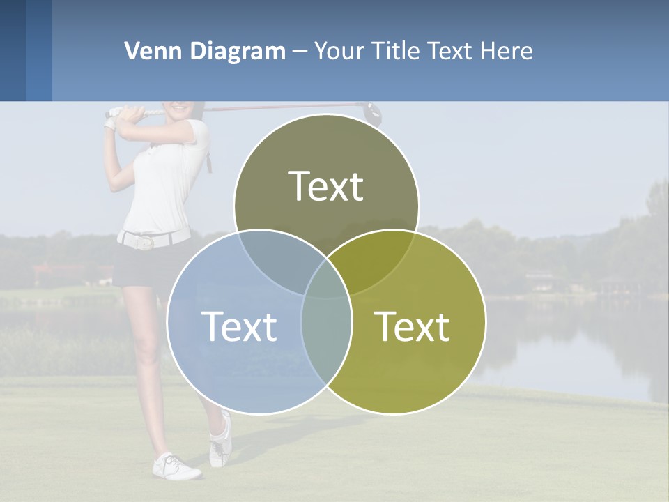 Standing Portrait Peaceful PowerPoint Template