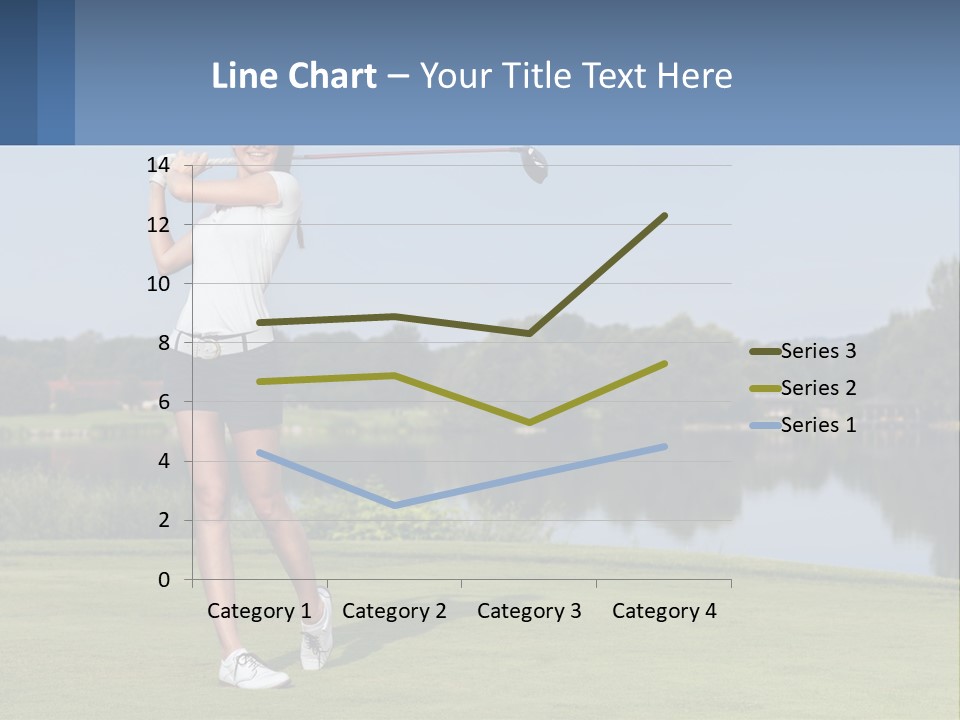 Standing Portrait Peaceful PowerPoint Template