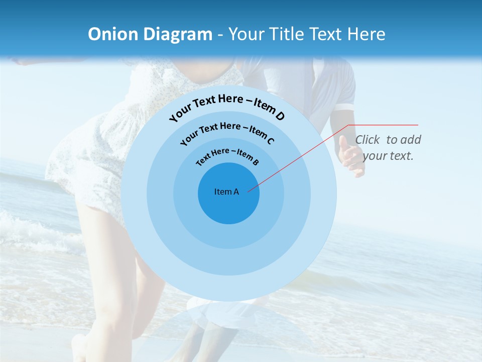 Coastal Beach Pensioner PowerPoint Template