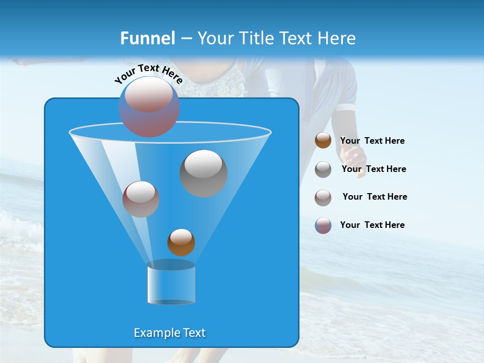 Coastal Beach Pensioner PowerPoint Template