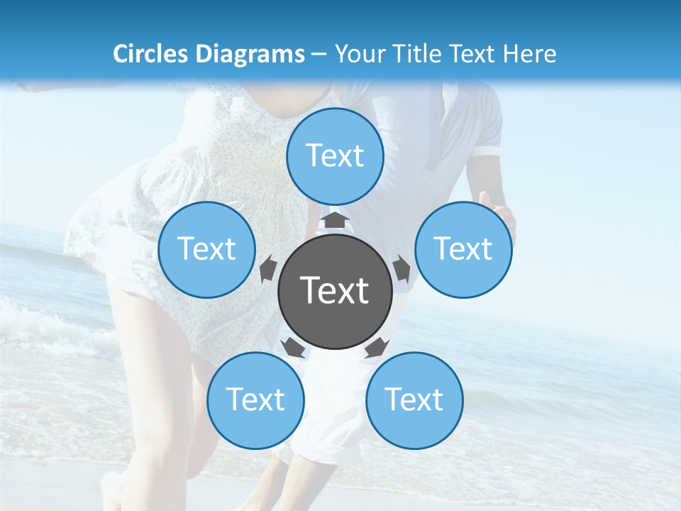 Coastal Beach Pensioner PowerPoint Template