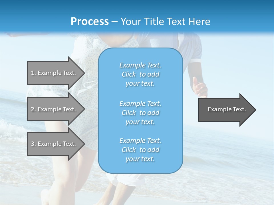 Coastal Beach Pensioner PowerPoint Template
