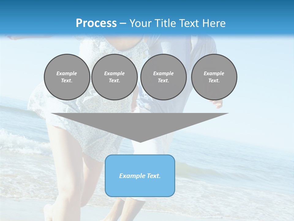 Coastal Beach Pensioner PowerPoint Template