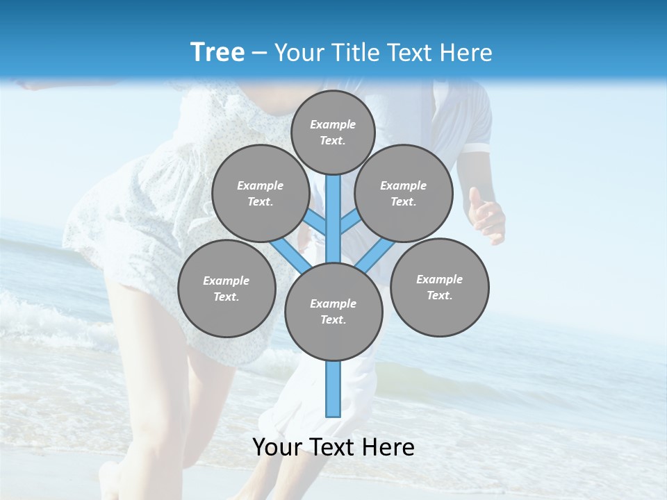 Coastal Beach Pensioner PowerPoint Template