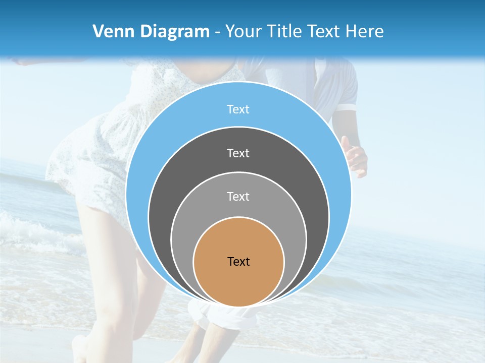 Coastal Beach Pensioner PowerPoint Template