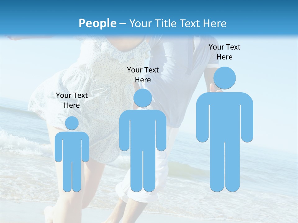 Coastal Beach Pensioner PowerPoint Template