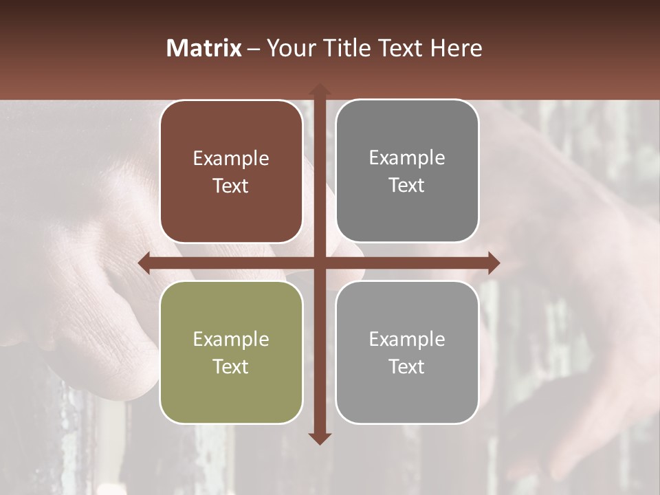 Sand Elderly Family PowerPoint Template