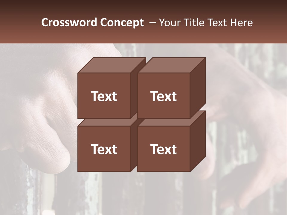 Sand Elderly Family PowerPoint Template