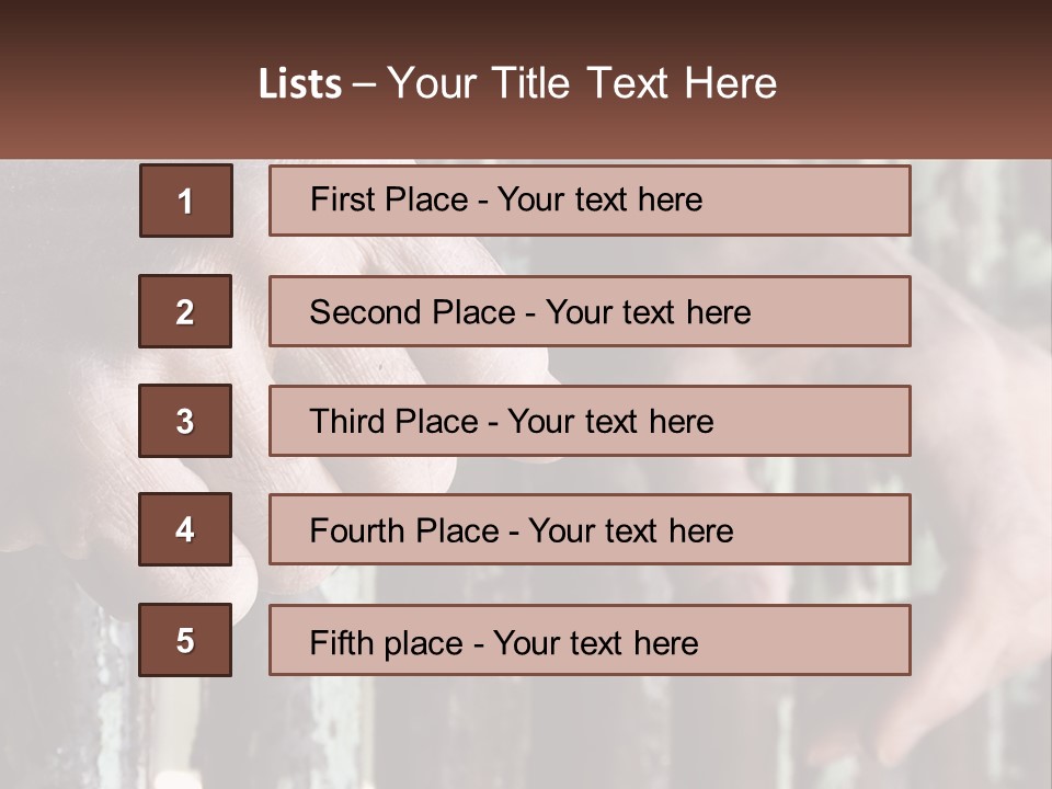 Sand Elderly Family PowerPoint Template