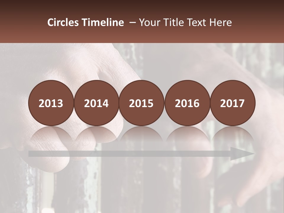 Sand Elderly Family PowerPoint Template