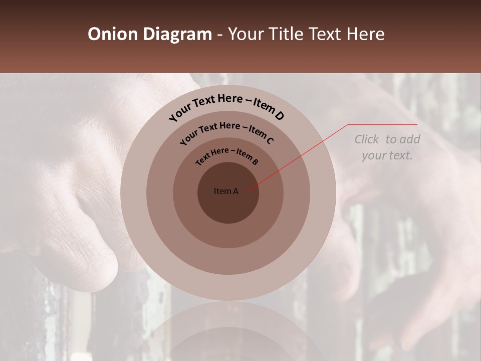 Sand Elderly Family PowerPoint Template