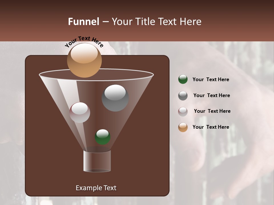 Sand Elderly Family PowerPoint Template