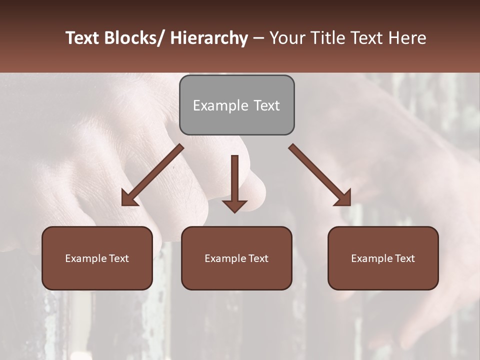 Sand Elderly Family PowerPoint Template