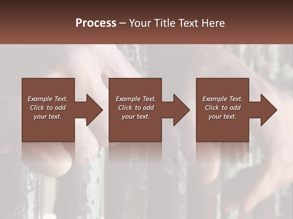 Sand Elderly Family PowerPoint Template