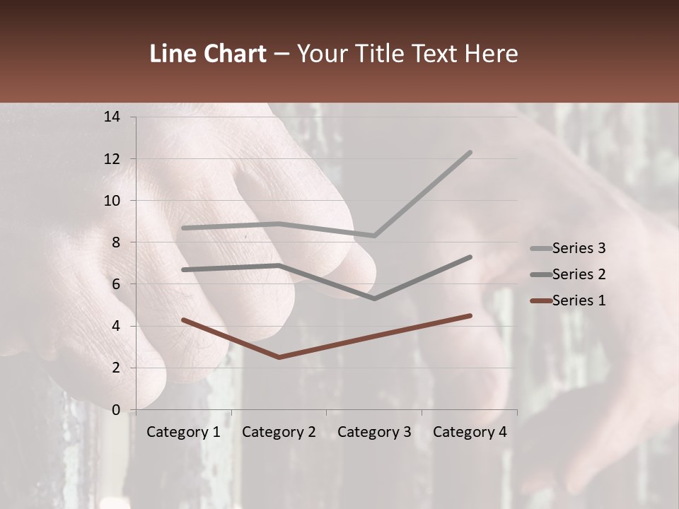 Sand Elderly Family PowerPoint Template